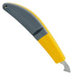 Hook knife blade designed for cutting plastic fibre sheets.