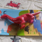 Red dinosaur shaped eraser