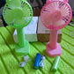 Hand fan with 3-speed settings