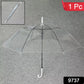 White Transparent Long Umbrella