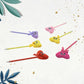 4292 Cute Cartoon Shape & Heart Design Facy Writting Pen Attached Rattle | Ball Pen Smooth Writing For Wedding , Events & Multiuse Pen  Best Pen l Use for Kids (12 Pcs Set Mix Design & Color)