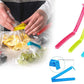 Colorful plastic bag clip set, 18 pieces for sealing snacks