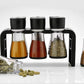 100 Revolving Plastic Spice Rack Masala Organiser (6 Pcs) 