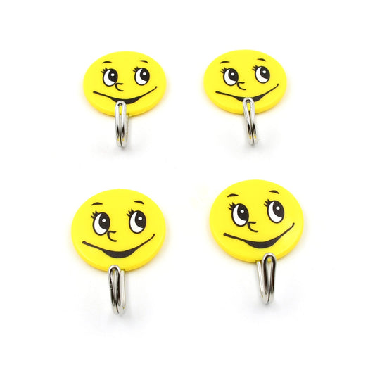 Multipurpose Smiley Wall Hooks: Kitchen, Bathroom, Door Hangers