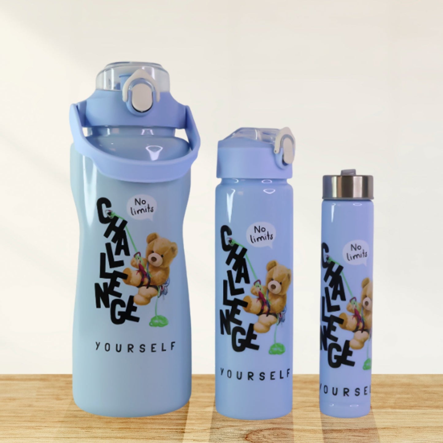 Premium Water Bottles – 2000ML + 900ML + 300ML (Set)