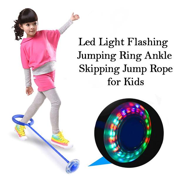 Colorful skipping rope with LED lights