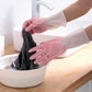 Medium Reusable Long-Cuff Household Cleaning Gloves - (1 Pair)