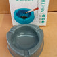 Oblivion Durable Plastic Ashtray with Wide Bowl and Triple Cigarette Holder Slots (1 pc)