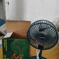 Adjustable Portable Desktop Fan - Telescopic Silent Personal Cooling for Office & Travel (Battery Not Include)