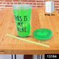 PlasticÂ Drink Cup, Tea Coffee Tumbler with Lid and Straw (1 Pc)