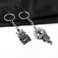 Mahakal Trishul Metal Keychain Set (2 Pc Mix Design)