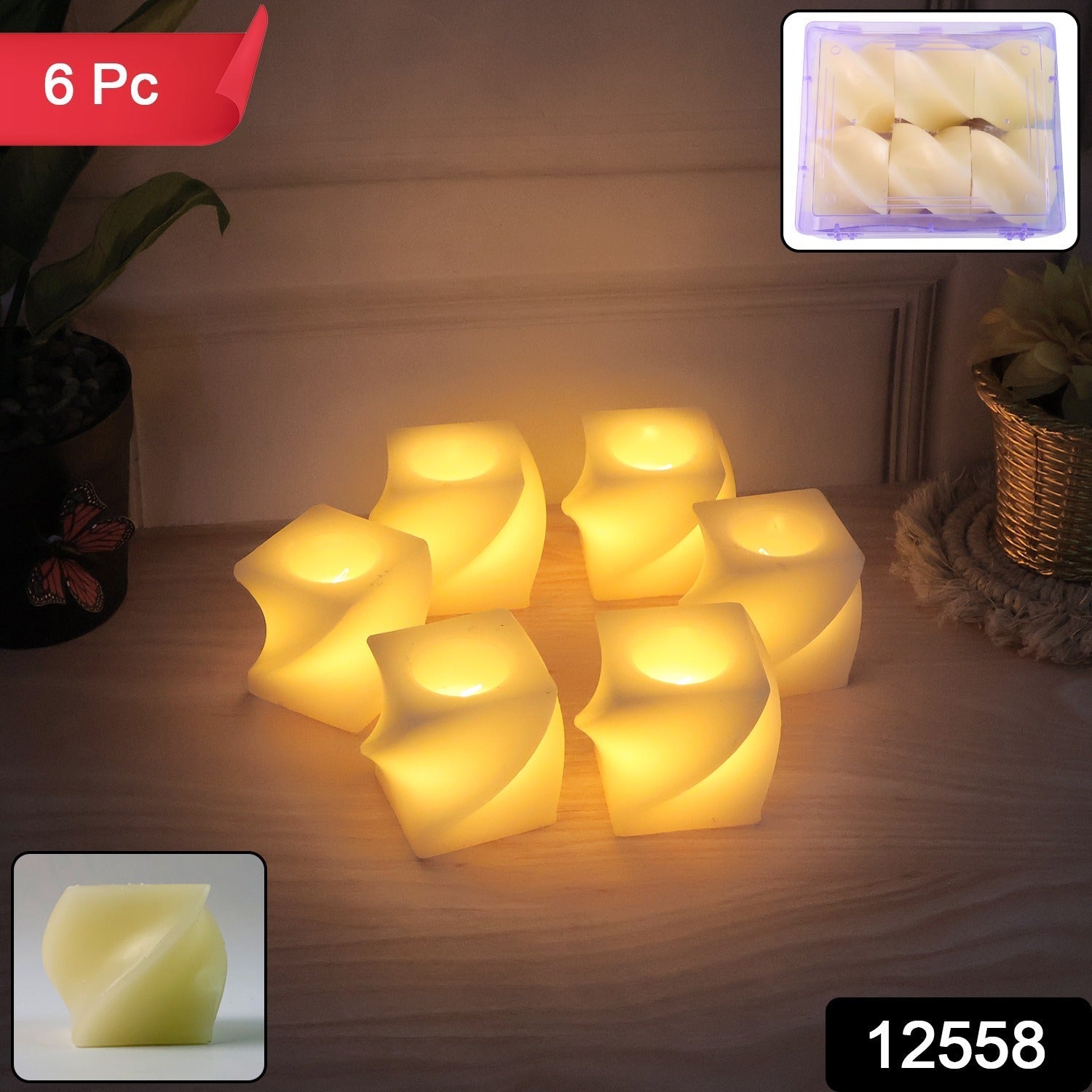 Radiant Cube Tealights
