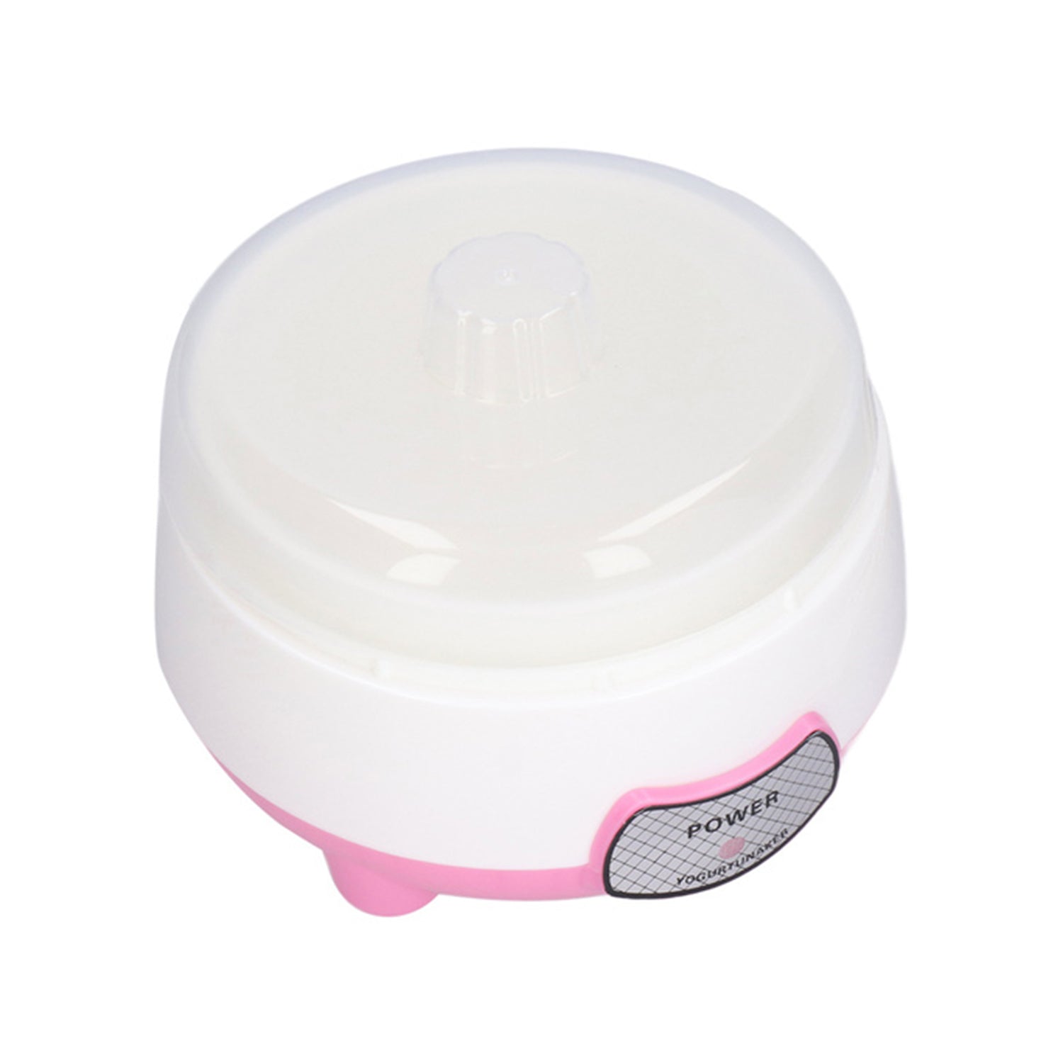 Household electric yogurt maker for preparing fresh, creamy yogurt.