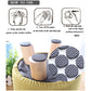 28 pc Rubber furniture Pads Self Sticking Non Slip Furniture Noise Insulation Pads