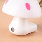 Multicolor night sensor mushroom lamp.