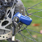 High-strength disc lock for scooters and bikes