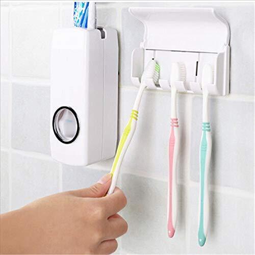 174 Toothpaste Dispenser & Tooth Brush Holder Deal99.in WITH BZ LOGO