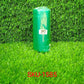 Compact biodegradable green garbage bags for responsible disposal.