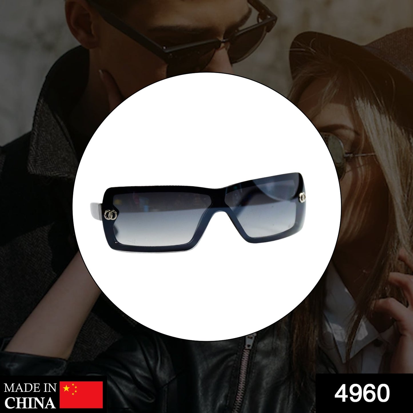 Vintage sunglasses with classic fashion frame