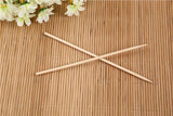 Bamboo BBQ skewers for camping and barbecue, 20 cm size.