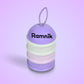 Customized 3 Layer Cute Portable Baby Food Milk Powder Storage Box Bottle Container Milk Powder Baby Food Container Bowl (Mix Color)