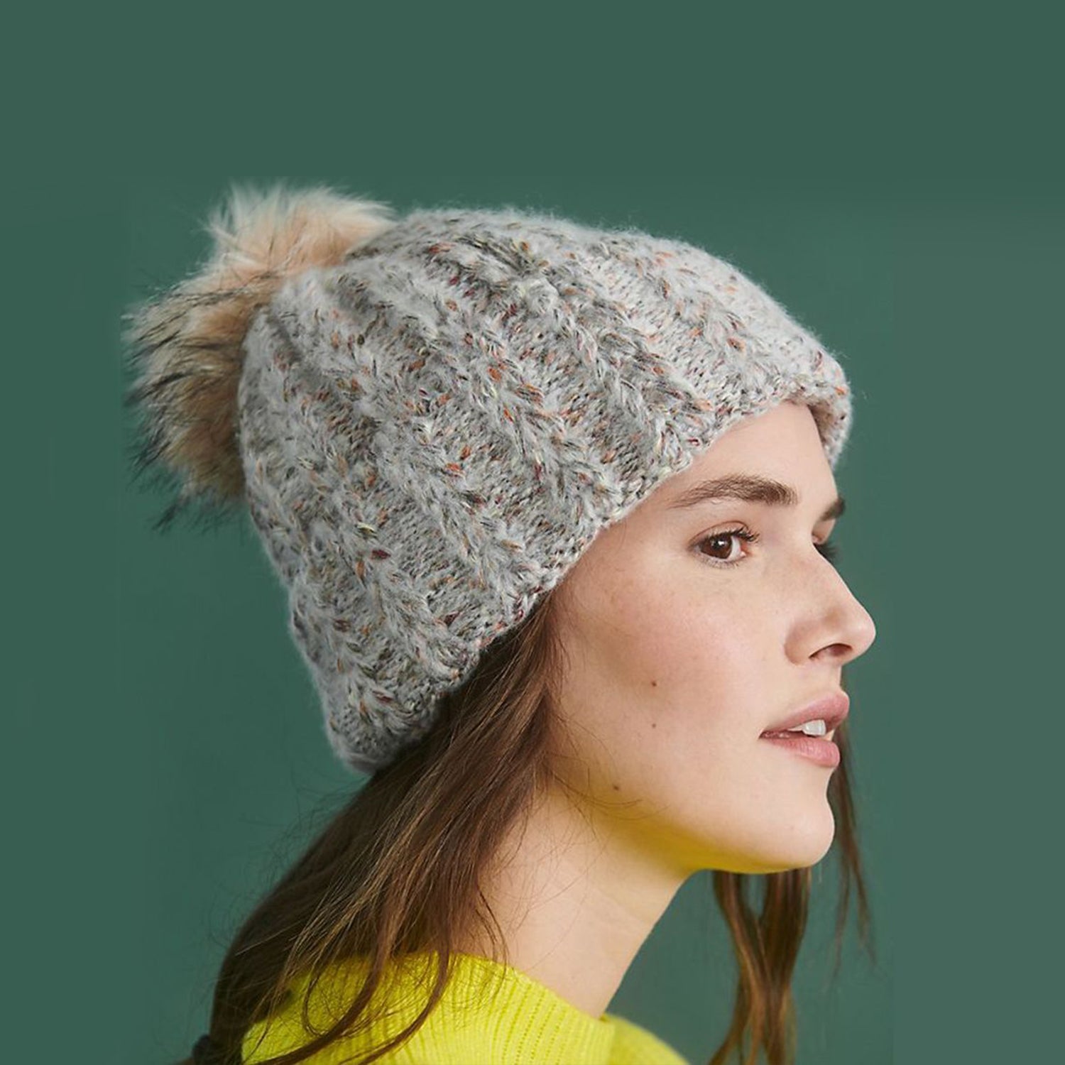 Warm winter cap for women