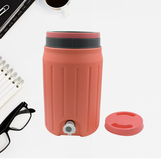 Insulated Water Jug with Tap (5700ml): Leakproof, Travel Cooler