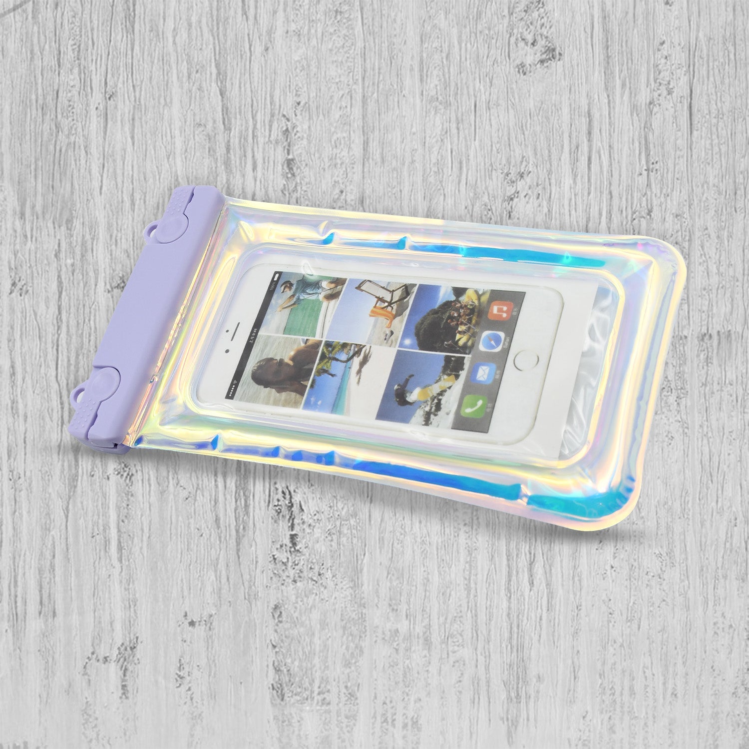 Clear waterproof pouch for mobile phones