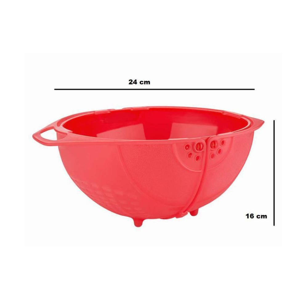 Plastic basket for washing vegetables and fruits