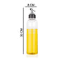 Plastic oil dispenser with a 1-liter capacity and a secure lid for easy use.