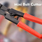 Wire cutter for breaking bolts