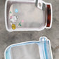 Plastic Transparent Big Jar Shaped Pouch With Zipper (1 Pc)