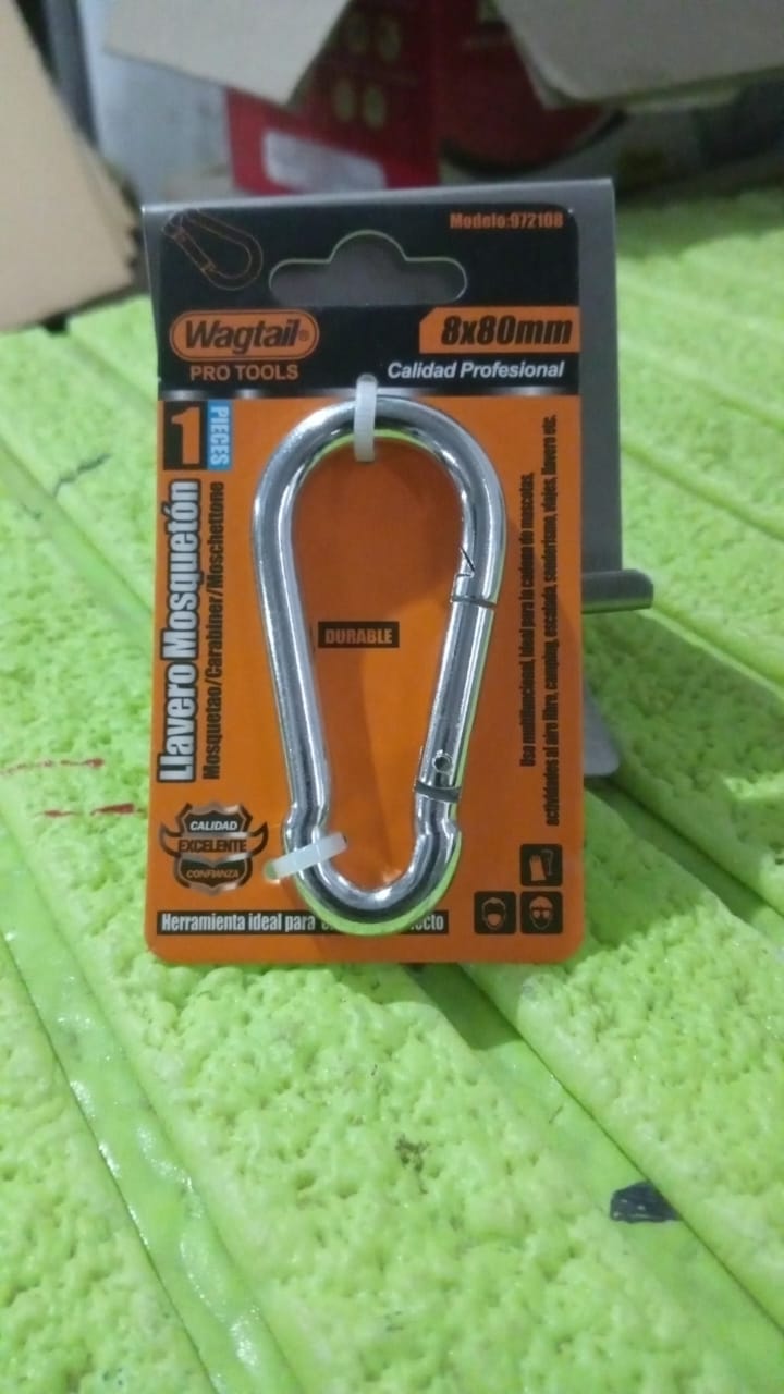 Stainless Steel Snap Hook (8Ã—80 MM / 1 Pc)