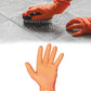 4852 2 Pair Medium Orange  Gloves For Types Of Purposes Like Washing Utensils, Gardening And Cleaning Toilet Etc. 