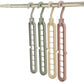 Magic wardrobe hangers with an anti-skid surface and multiple holes.