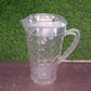 Mocktail Pet Jug  Plastic Jug With lid, Drinking Beverage Jag, Transparent Tableware  Reusable BPA Free, Plastic Water jug for Home use, Perfect for Home, Restaurants