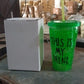 PlasticÂ Drink Cup, Tea Coffee Tumbler with Lid and Straw (1 Pc)