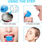 Blue Mouth Exerciser Used To Gain Sharp And Chiselled Mouth Easily And Fast (1 Pc)