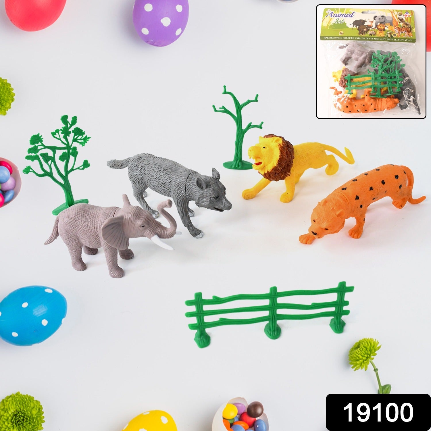 TTG Small Wild Animal Toy Set for Kids (Pack of 4 Animals) – Deal99.in