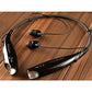 Comfortable Bluetooth neckband earphone.