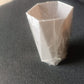Hexagon Shape Small Plastic Drinking Glass (1 Pc)
