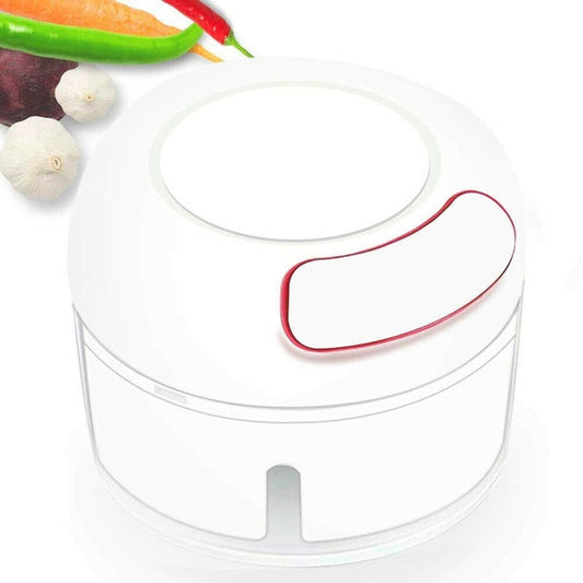 Portable mini garlic chopper for easy grinding