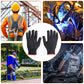 Comfortable work gloves made from cotton and polyester.