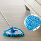 an adjustable mop head with stainless steel for efficient floor cleaning.