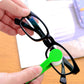 Lens cleaner for eyeglasses and sunglasses, microfiber, portable.