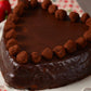 Reliable 23 cm heart-shaped cake baking tray.