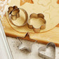 Stainless steel cookie cutter set with various shapes