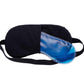 Ice pack sleeping mask in an eye mask design.