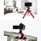 Mobile phone tripod stand with holder