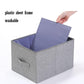 Stylish storage box with lid and handles